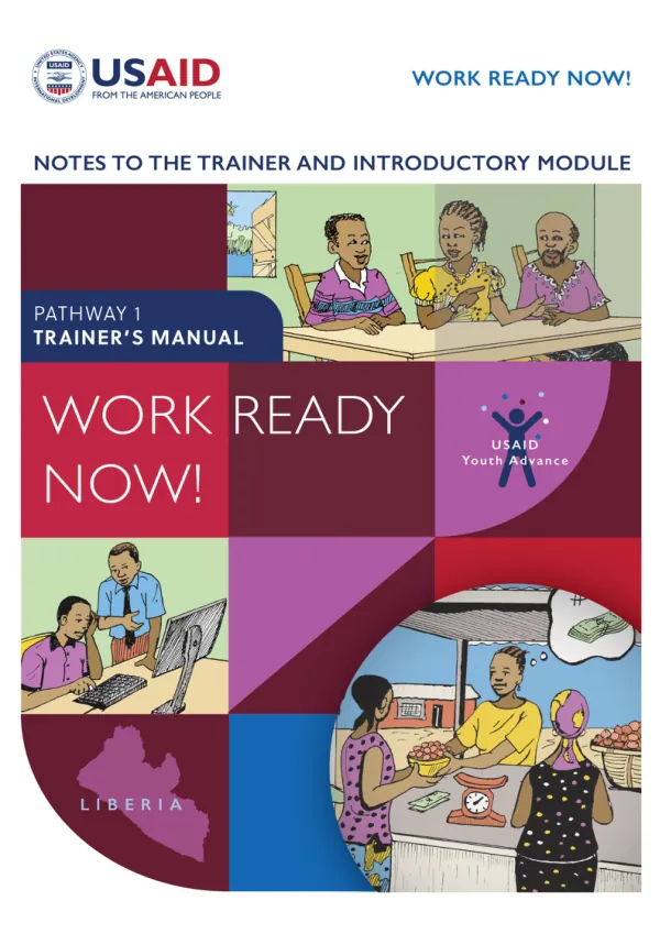 USAID Youth Advance Program: Work Ready Now Training for Pathway 1 in Liberia
