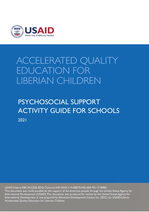 Psychosocial Support Activity Guide for Schools
