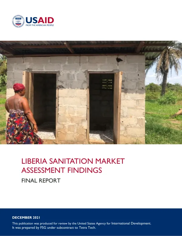 Liberia Sanitation Market Assessment Findings: Final Report