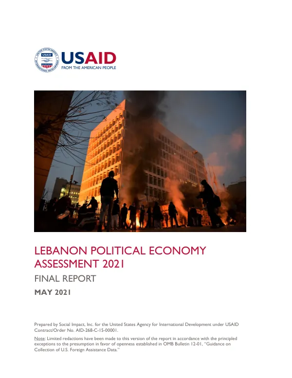 Lebanon Political Economy Assessment 2021