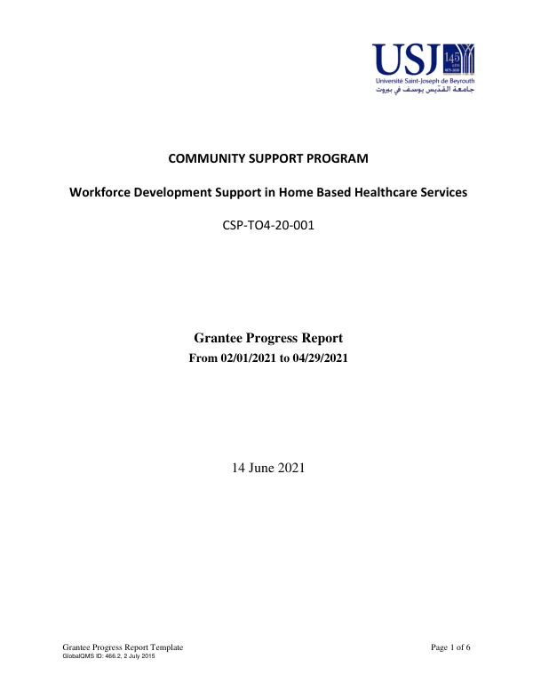 Workforce Development Support in Home Based Healthcare Services