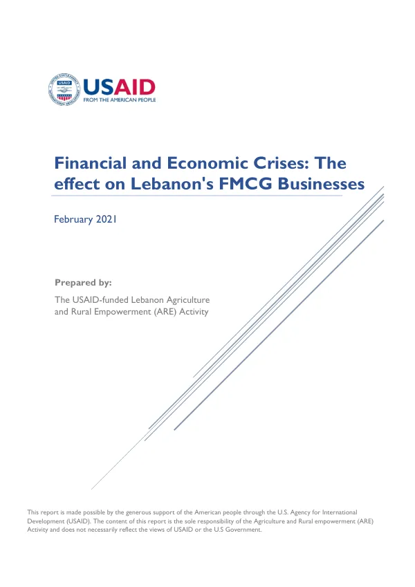Financial and Economic Crises: The effect on Lebanon's FMCG Businesses