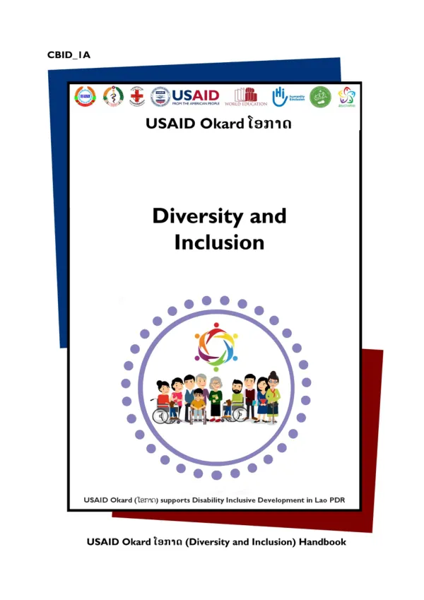 USAID Okard Training and Capacity Building Approach: CBID Demonstration Model