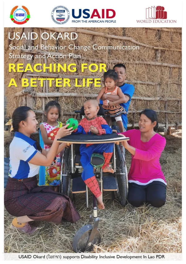 Social and Behavior Change (SBCC) Strategy and Action Plan: Reaching for a Better Life