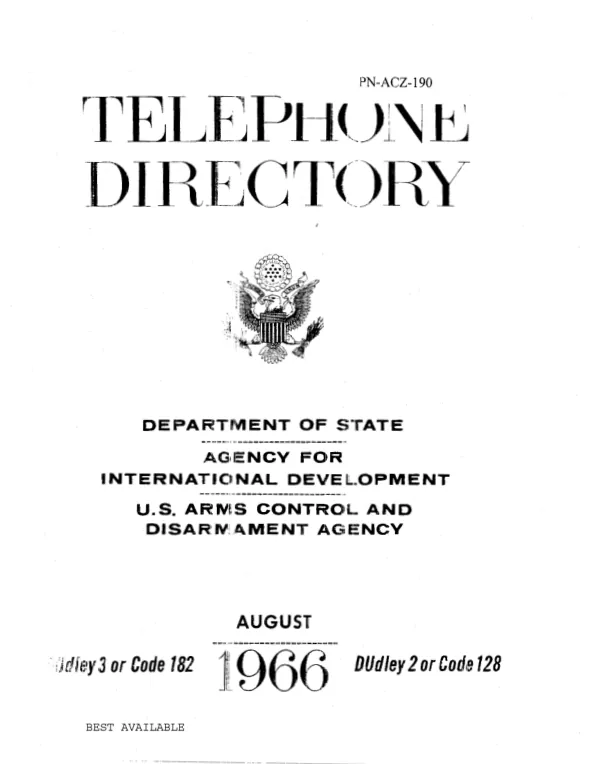 Directory of State