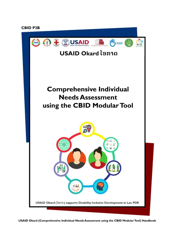USAID Okard Training and Capacity Building Approach: Comprehensive Individuals Needs Assessment Using the CBID Modular Tool
