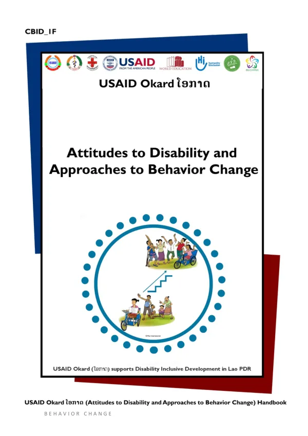 USAID Okard Training and Capacity Building Approach: CBID Demonstration Model