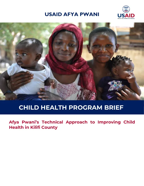 USAID Afya Pwani Child Health Program Brief