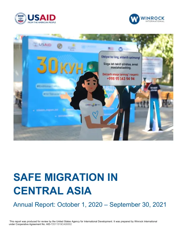 Annual Report: Safe Migration in Central Asia - Year 2