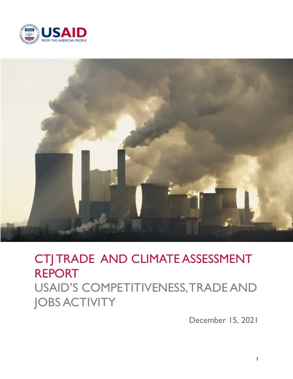 CTJ TRADE AND CLIMATE ASSESSMENT REPORT