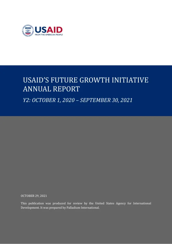 USAID’s Future Growth Initiative Annual Report