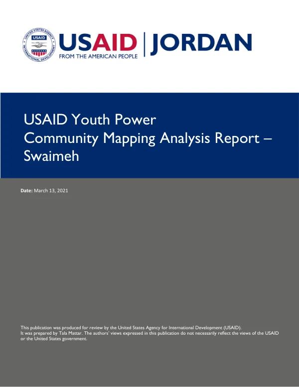 USAID Youth Power Swaimeh Community Mapping Report