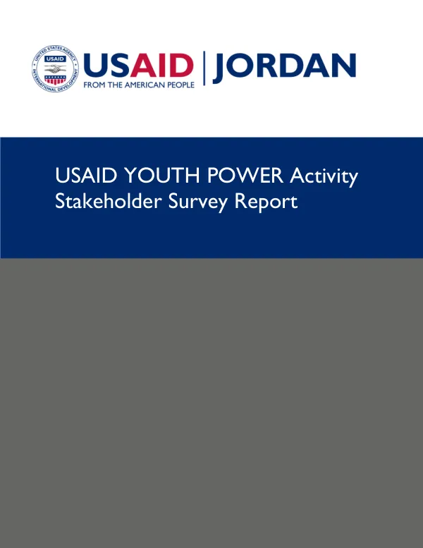 USAID YouthPower Activity Stakeholder Survey Report