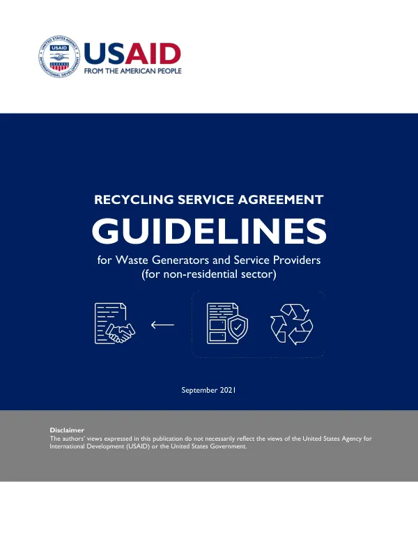 Recycling Service Agreement Guidelines for Waste Generators and Service Providers