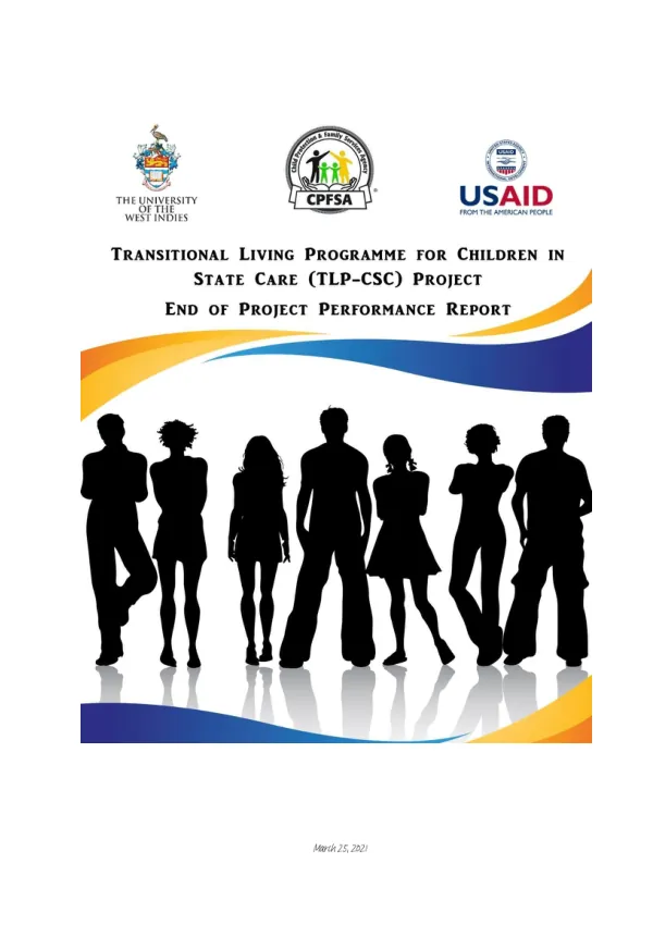 Transitional Living Programme for Children in State Care (TLP-CSC) Project
