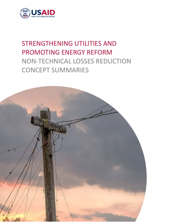 Strengthening Utilities and Promoting Energy Reform: Non-Technical Losses Reduction Concept Summaries