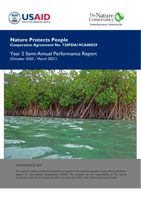 Year 2 Semi-Annual Performance Report: Nature Protects People