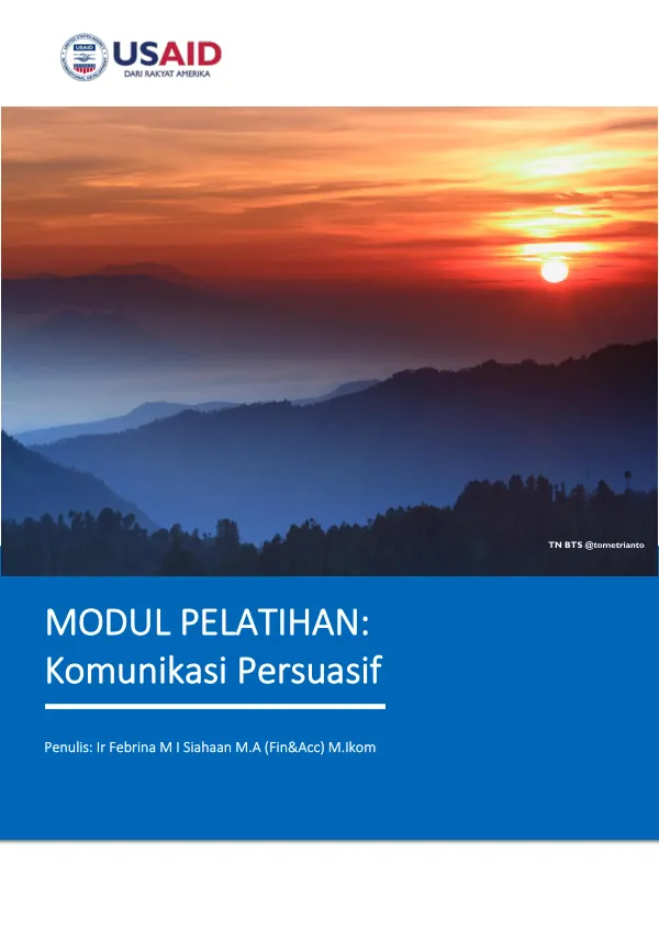 Modul Pelatihan: Komunikasi Persuasif