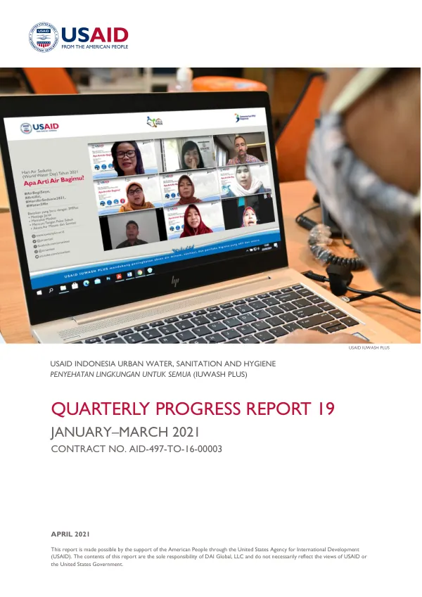 Quarterly Progress Report 19: January–March 2021