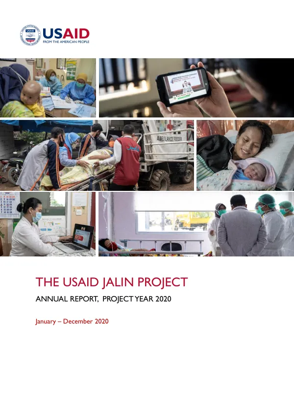 USAID JALIN PROJECT ANNUAL REPORT – JAN-DEC 2020
