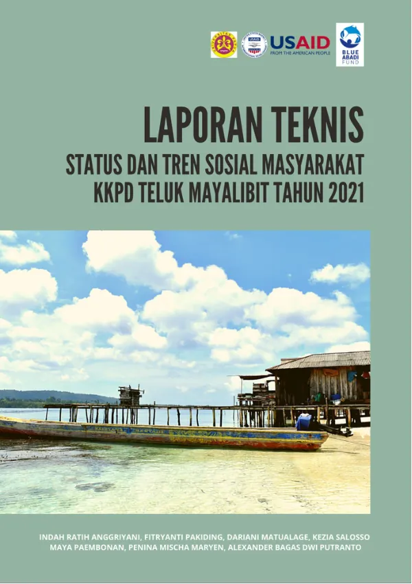 Laporan Teknis Status dan Tren Sosial Masyarakat KKPD Teluk Mayalibit tahun 2021