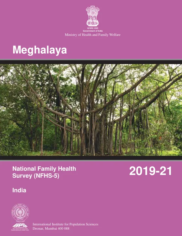 National Family Health Survey (NFHS-5), India, 2019-21: Meghalaya