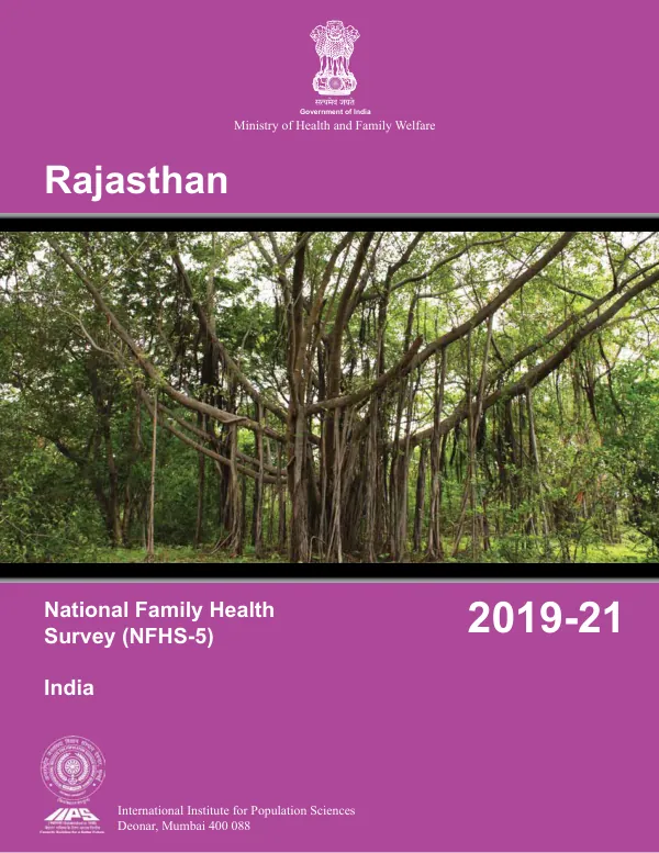 National Family Health Survey (NFHS-5), India, 2019-21: Rajasthan