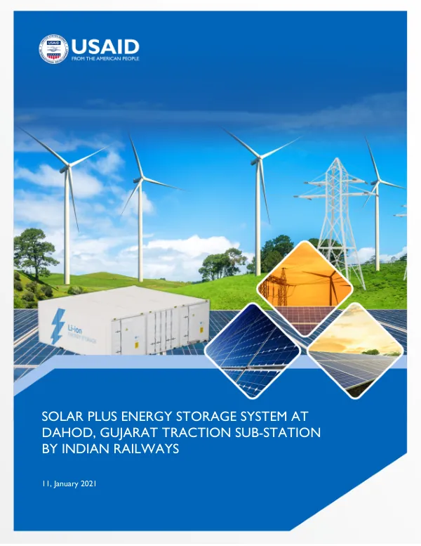 Final Note on Solar plus ESS pilot at Dahod