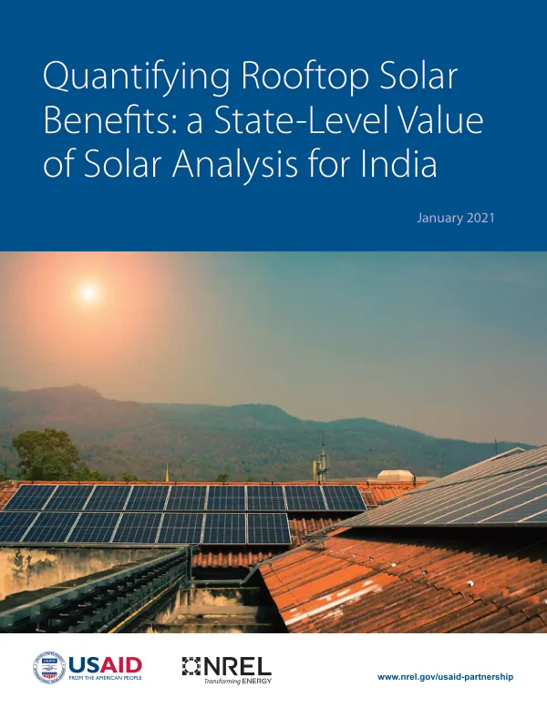 Quantifying Rooftop Solar Benefits: a State-Level Value of Solar Analysis for India