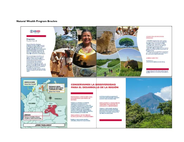 Natural Wealth Program Brochure
