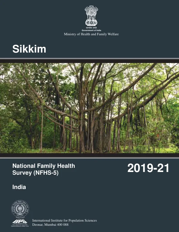 National Family Health Survey (NFHS-5), India, 2019-21: Sikkim