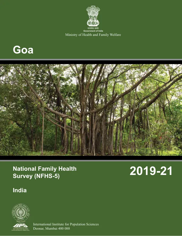 National Family Health Survey (NFHS-5) Goa State Report 2019-21