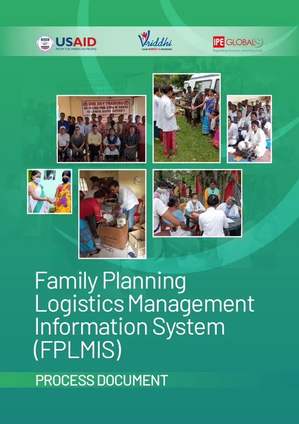 Family Planning Logistics Management Information System (FPLMIS) Process Document