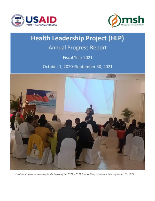 HLP Annual Report, Fiscal Year 2021, October 2020–September 2021