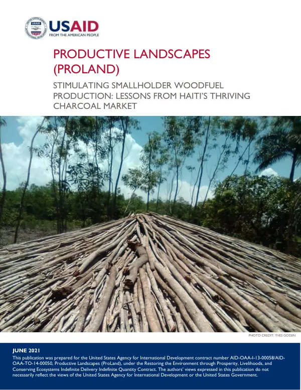 Productive Landscapes (ProLand): Stimulating Smallholder Woodfuel Production: Lessons from Haiti's Thriving Charcoal Market