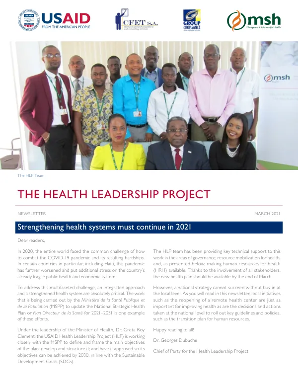 The Health Leadership Project: Strengthening Health Systems in Haiti
