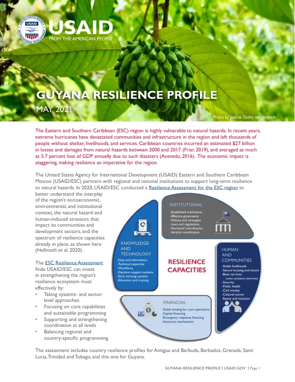 Guyana Resilience Profile