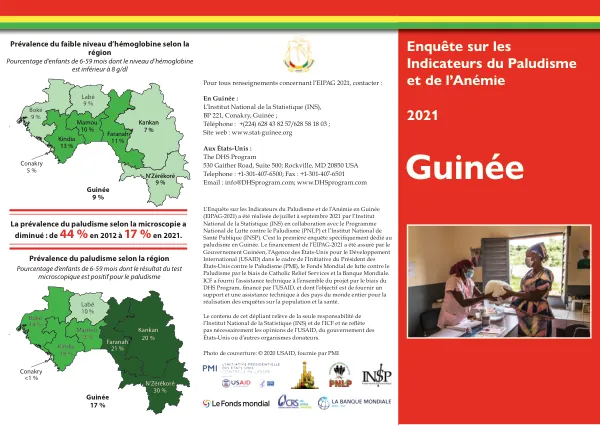 L’Enquête sur les Indicateurs du Paludisme et de l’Anémie en Guinée (EIPAG-2021)
