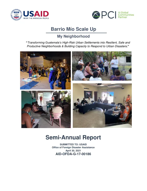 Barrio Mío Scale Up Semi-Annual Report