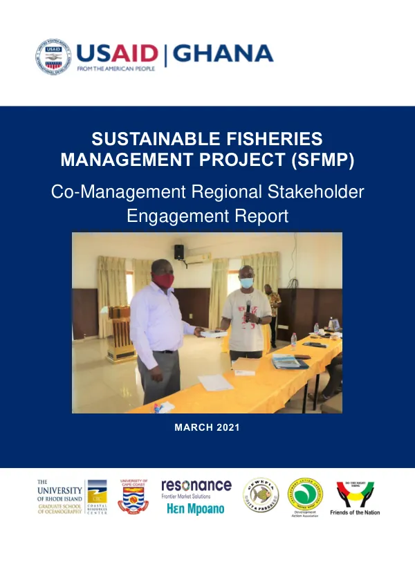 Co-Management Regional Stakeholder Engagement Report
