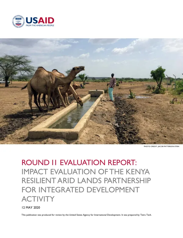 Round II evaluation report : impact evaluation of the Kenya resilient arid lands partnership for integrated development activity