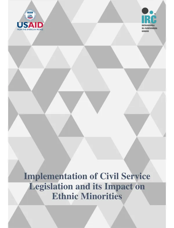 Implementation of Civil Service Legislation and its Impact on Ethnic Minorities