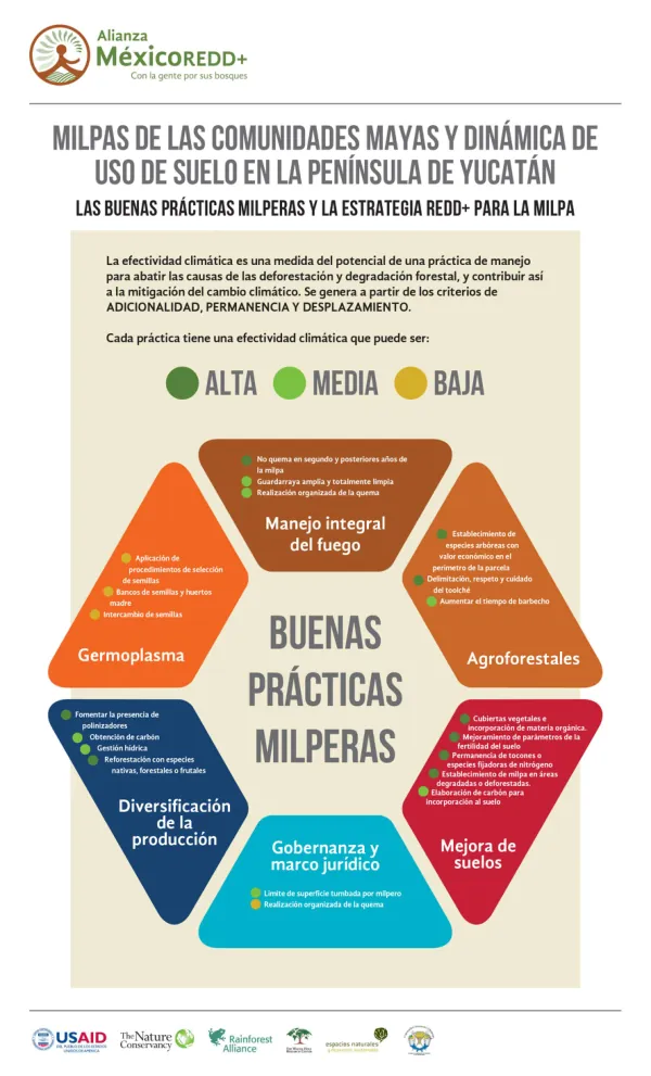 Milpas de las comunidades mayas y dinámicas de uso de suelo en la Península de Yucatán. Las buenas prácticas milperas y la estrategia REDD+ para la milpa