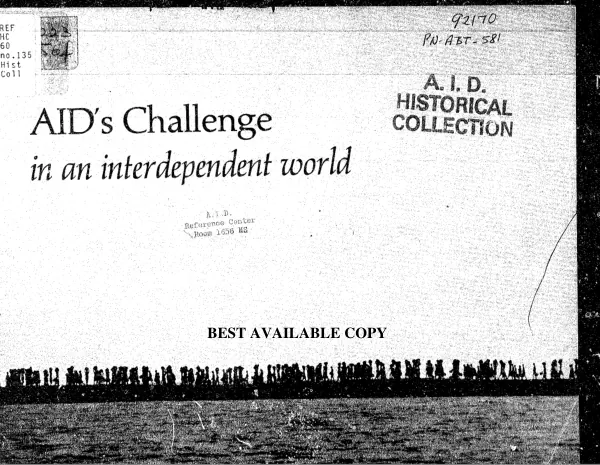 AID's challenge in an interdependent world