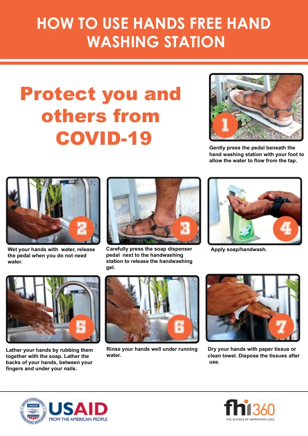 How to Use Hand Washing Station
