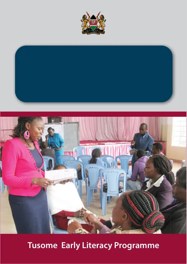 Tusome Early Literacy Programme Training Manual