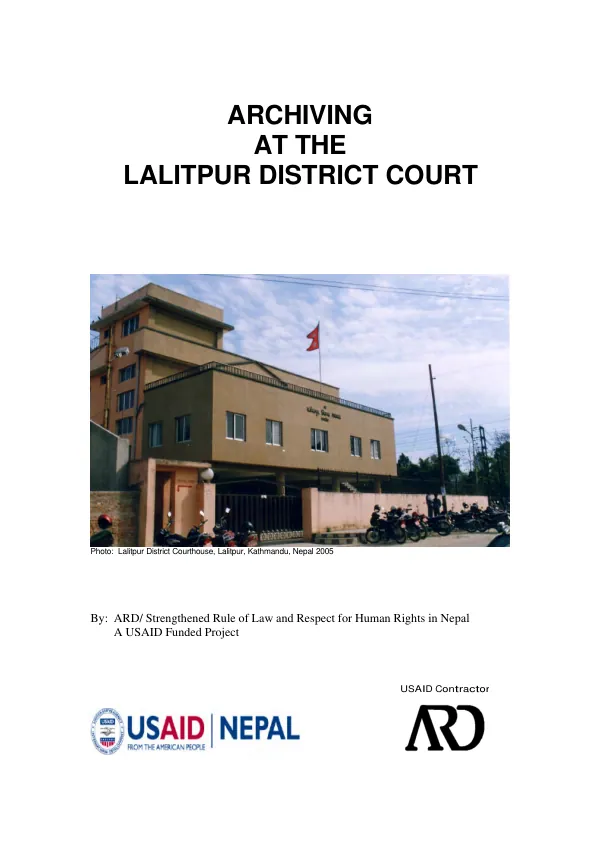LALITPUR COURT ARCHIVES