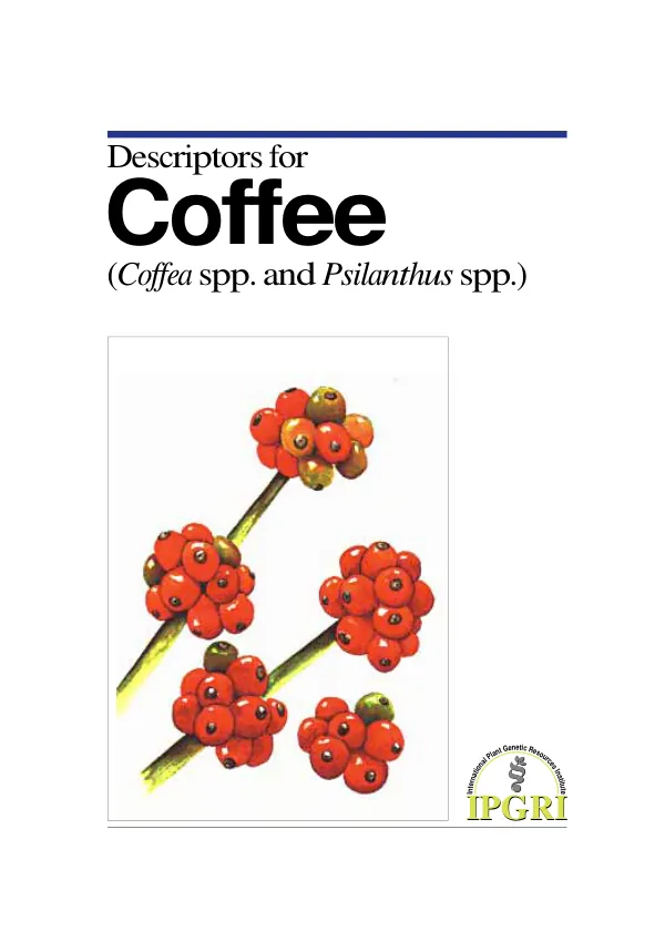 Descriptors for Coffee