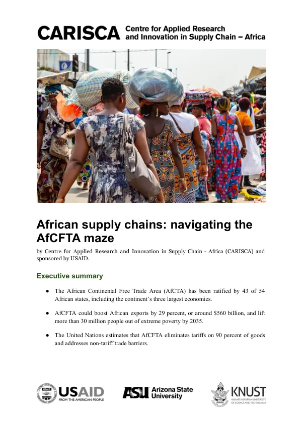 African Supply Chains: Meandering the AFCTA Maze