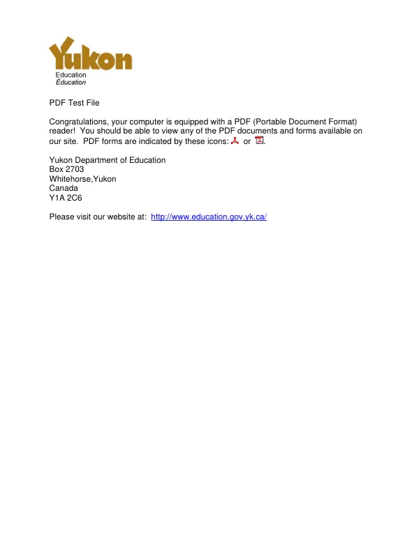 PDF Test Page